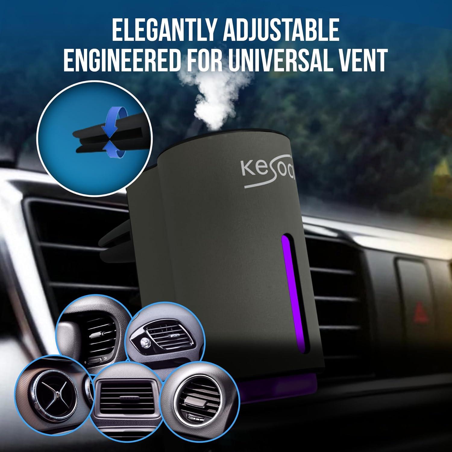 Ambientador de Auto KESOCI FBA02070 90ml Recargable Esencia Infinita