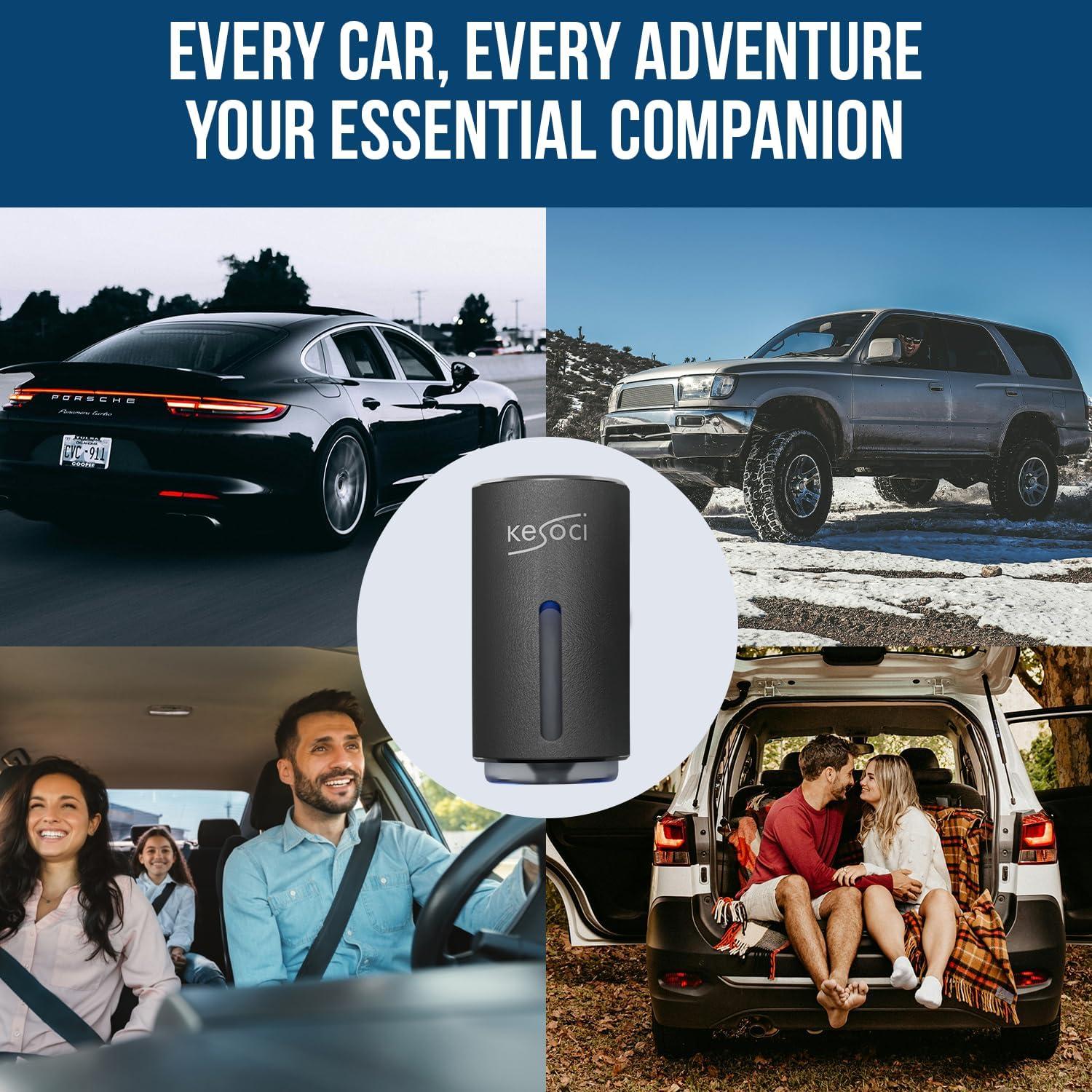 Ambientador de Auto KESOCI FBA02070 90ml Recargable Esencia Infinita