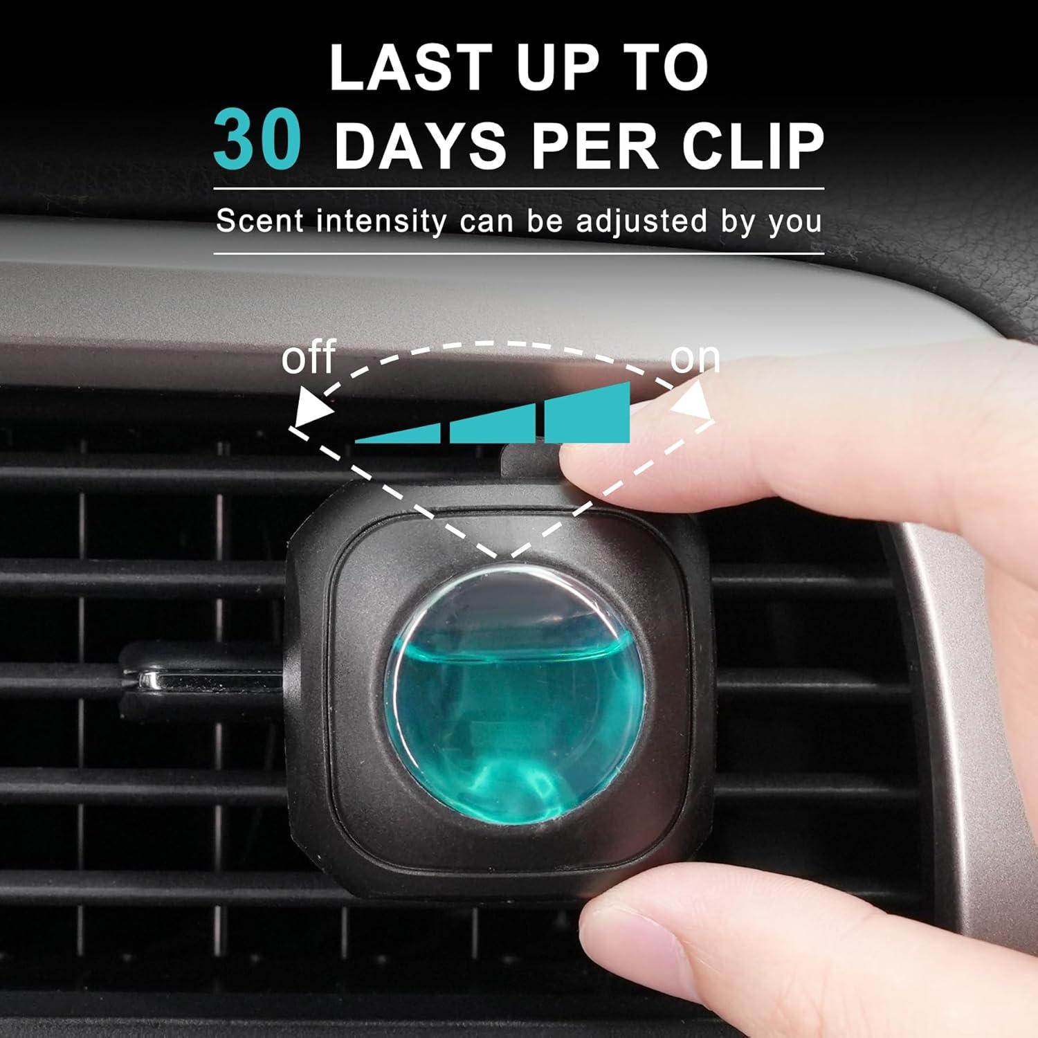 Ambientador de Aire para Coche JUSTTOP Oceánico 4 Clips 4ml