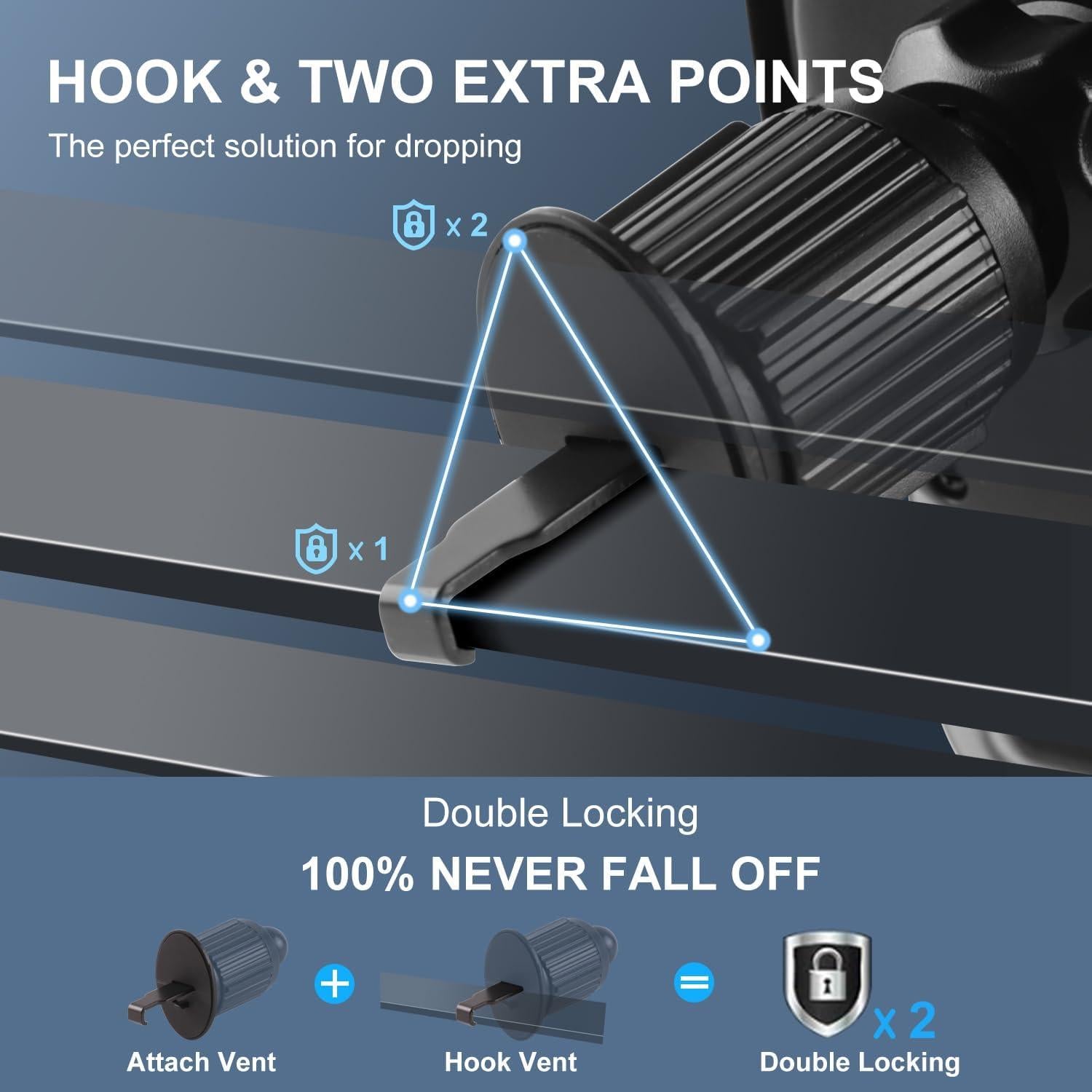 Soporte para Teléfono de Automóvil AVOMOCO Universal 4-7.2"