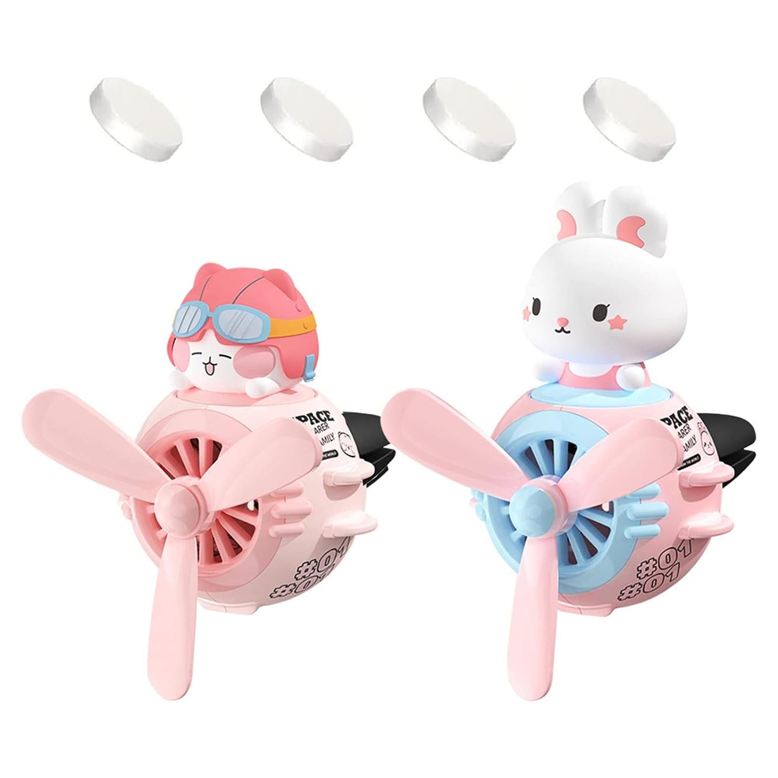 Ambientadores de Auto DUHKHAS Conejo y Gato Piloto 62mm