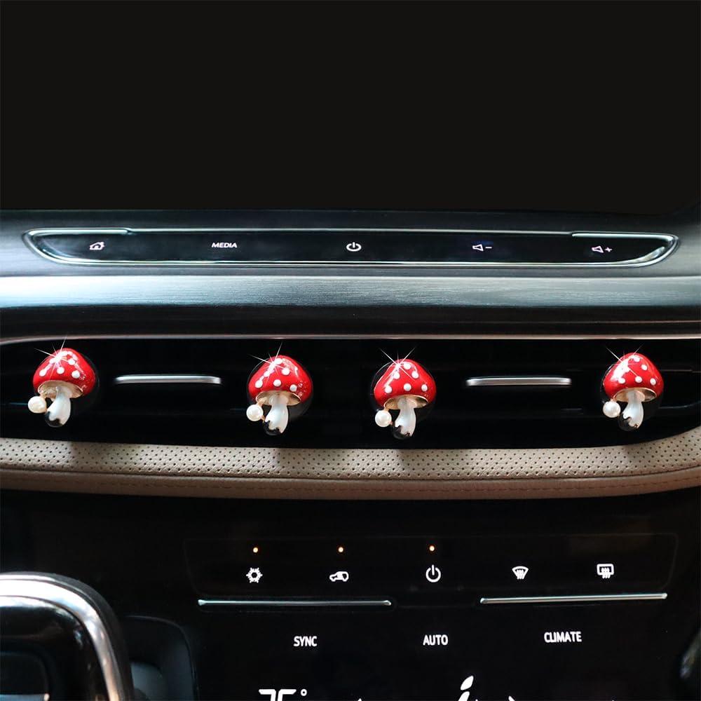 Clips Difusores de Aire para Auto ORIESSE Hongo 4pcs Aroma Floral