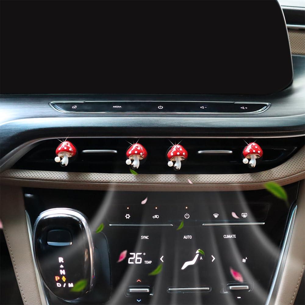 Clips Difusores de Aire para Auto ORIESSE Hongo 4pcs Aroma Floral