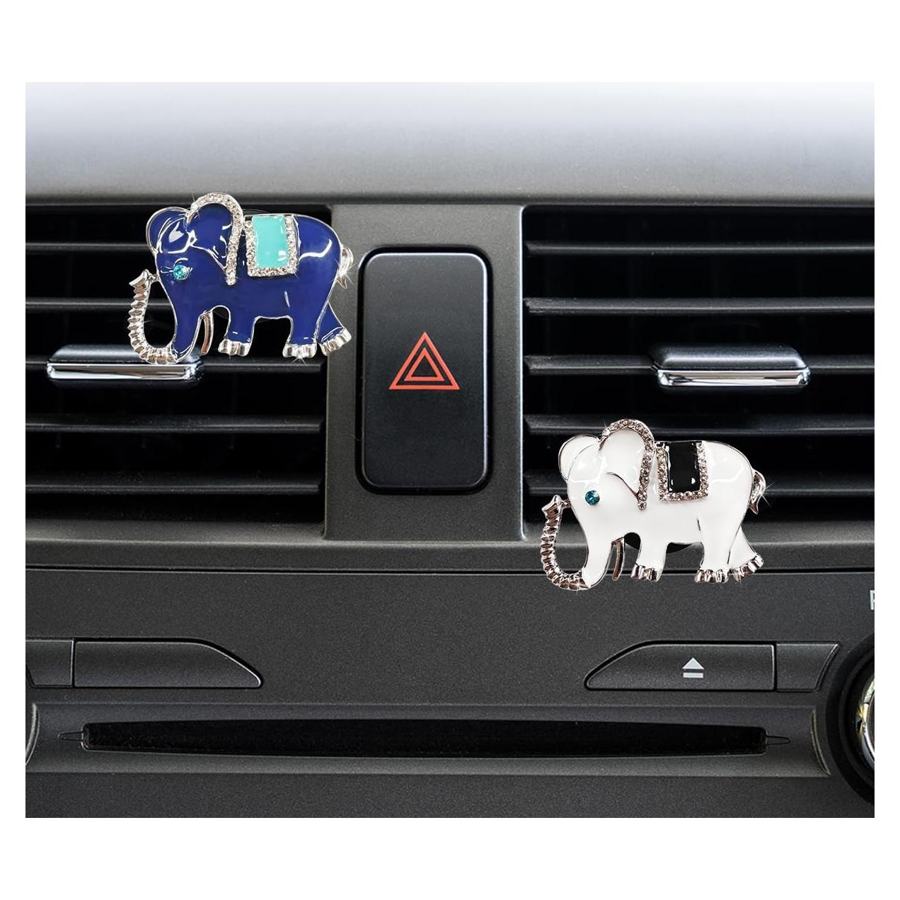 Clip de Ventilación de Aire para Coche LHDOS Elefante 2 Pcs