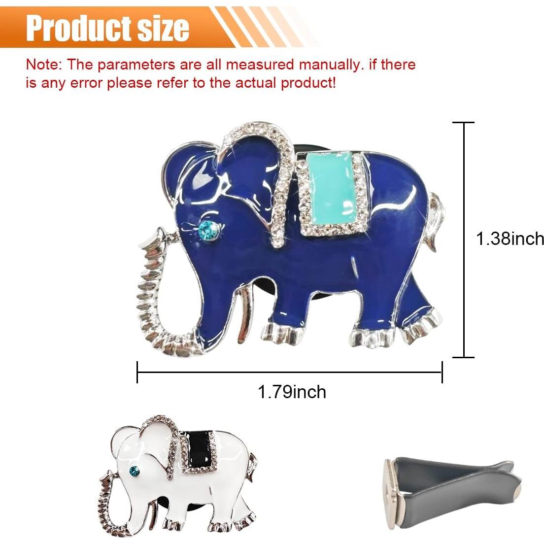 Clip de Ventilación de Aire para Coche LHDOS Elefante 2 Pcs