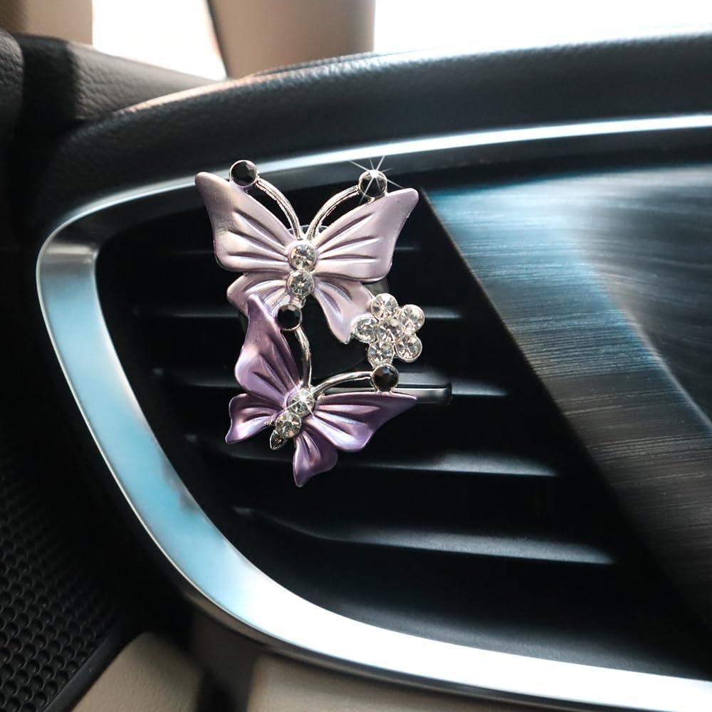 Clips de Ventilación de Mariposa ORIESSE Doble Púrpura Rosa