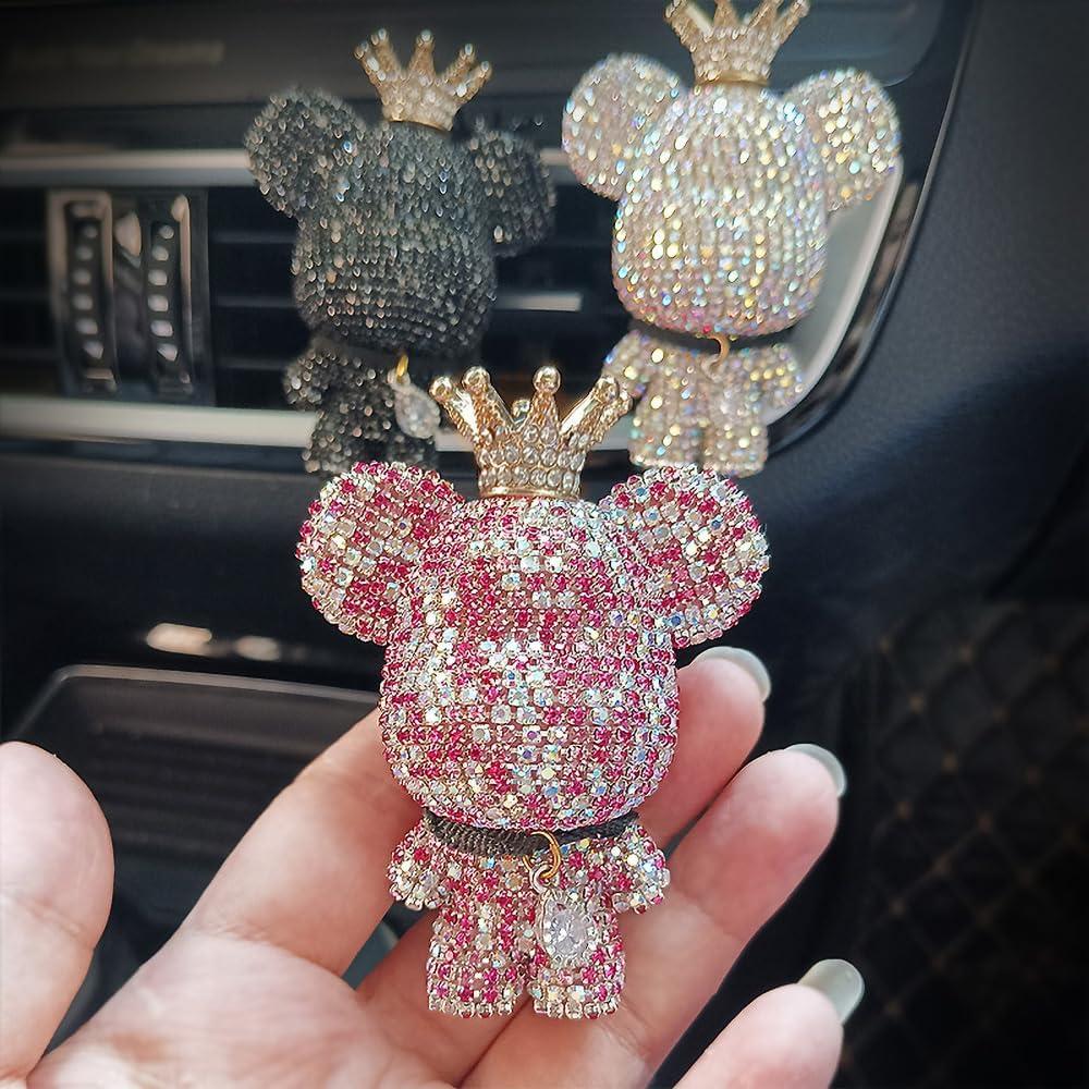 Ambientador de coche Oso de Strass XINJIAN 6.3x8cm