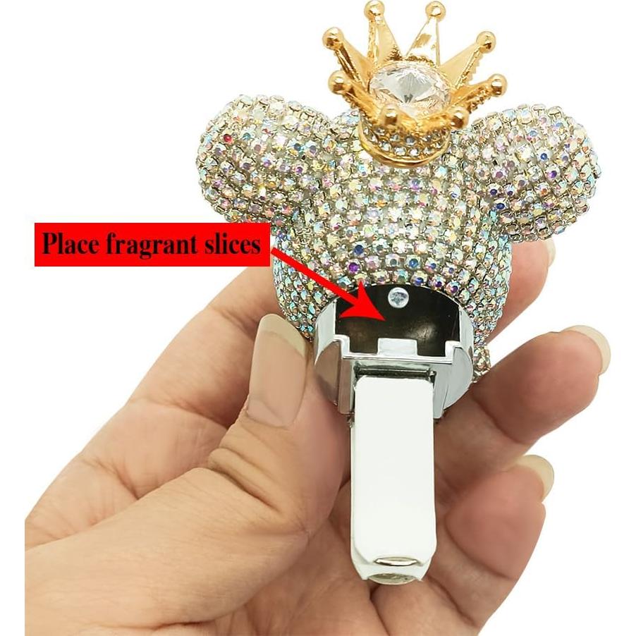 Ambientador de coche Oso de Strass XINJIAN 6.3x8cm
