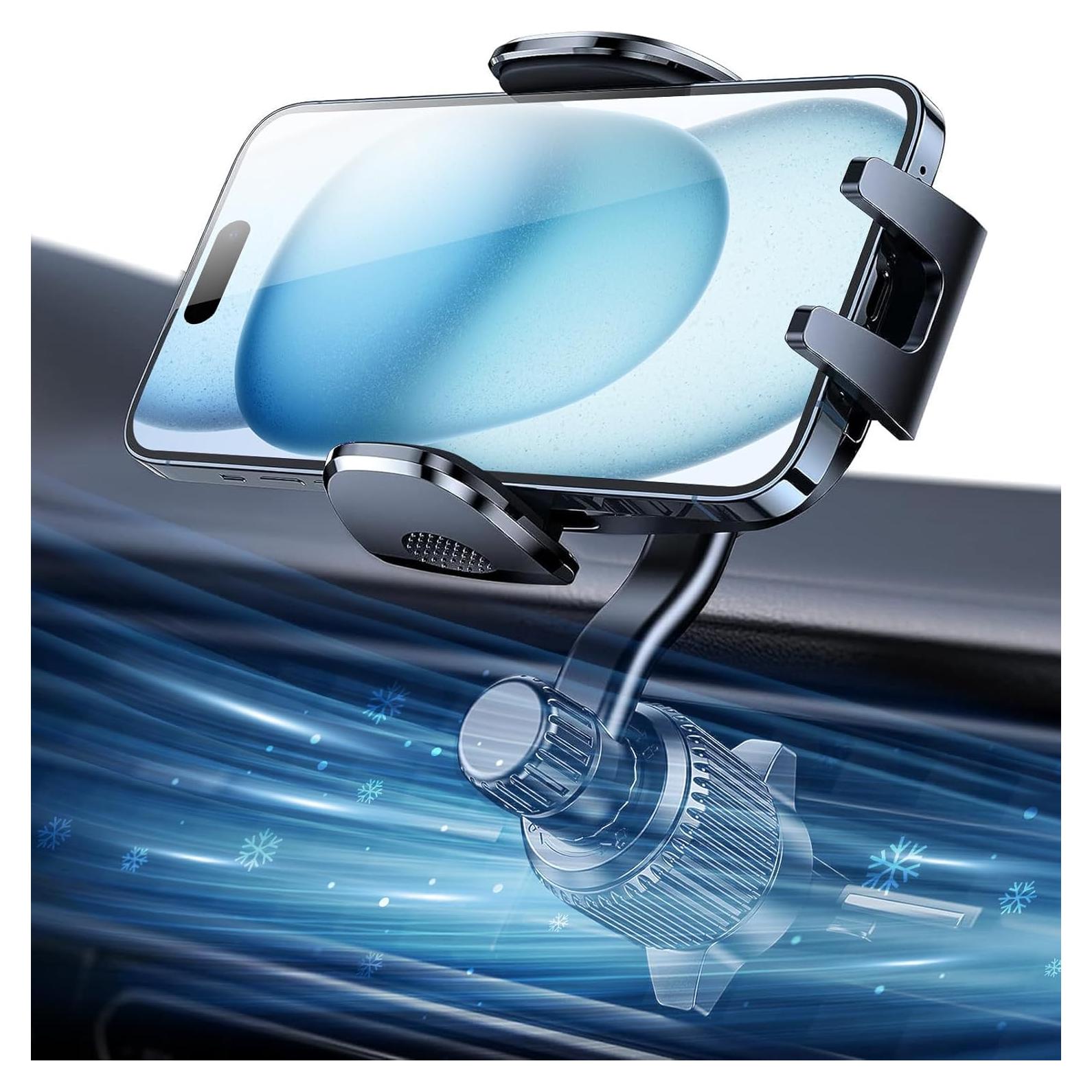 Soporte para Teléfono en Auto Rorhxia Ajustable Negro