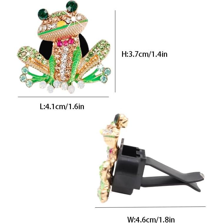 Clips de Ventilación de Aire Rana ORIESSE con Aroma Vainilla