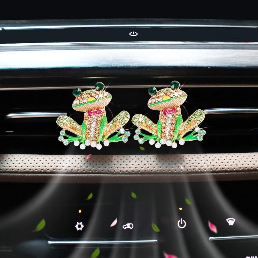 Clips de Ventilación de Aire Rana ORIESSE con Aroma Vainilla