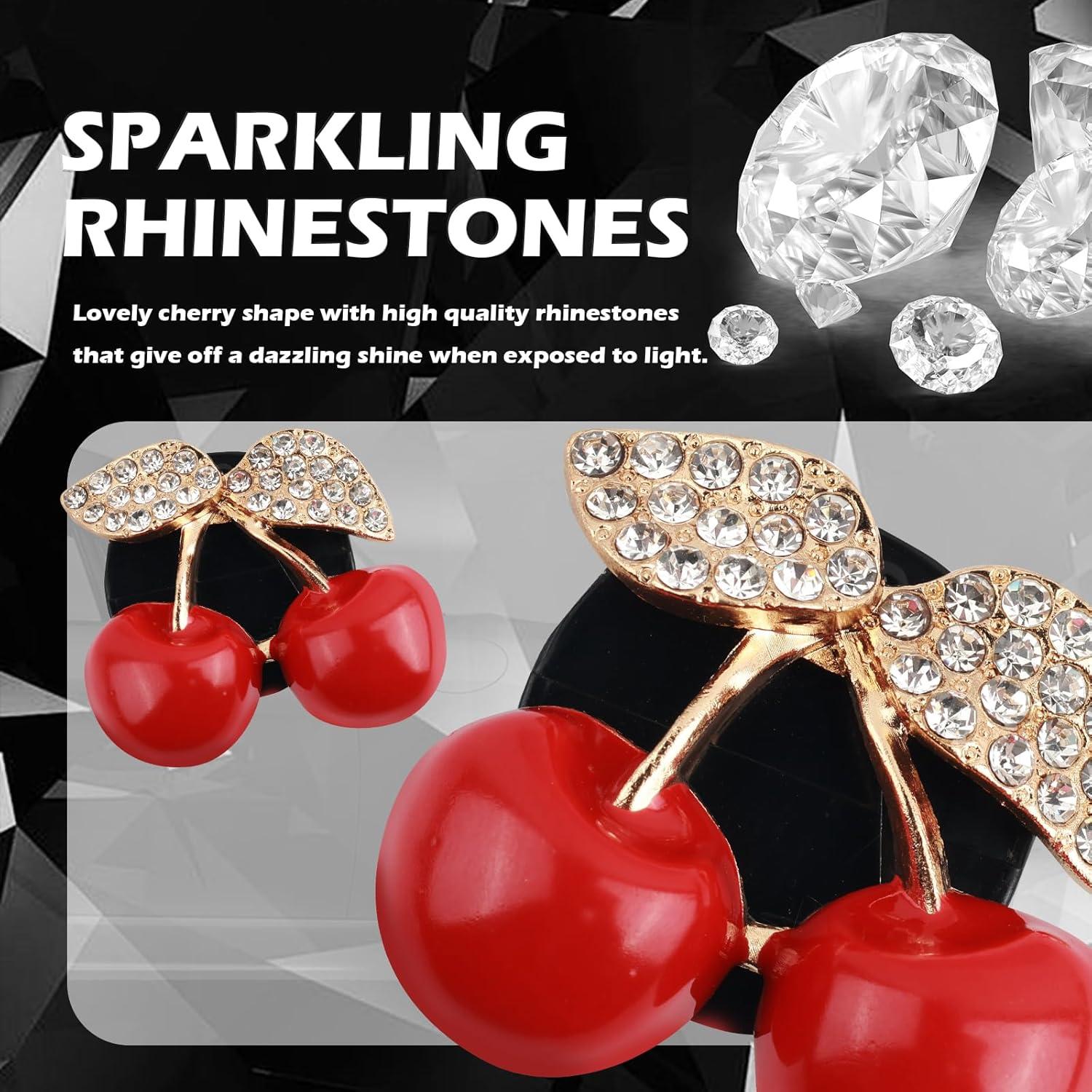 Clips de Ventilación de Coche YGDMD en Forma de Cereza - 2 Piezas