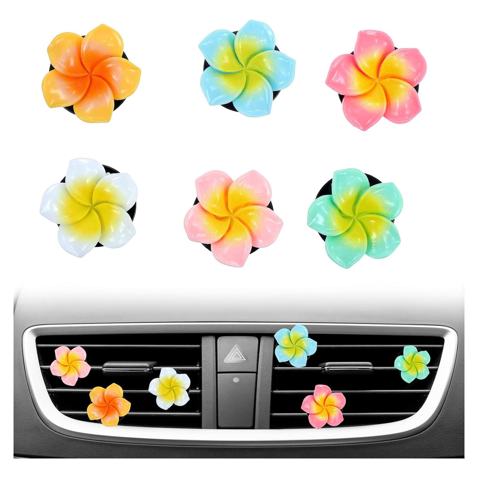Ambientadores de Auto Floral CIATBYYJ 6 Pcs Girasoles Reutilizables