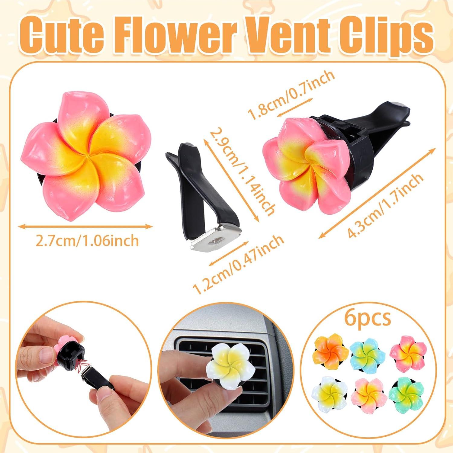 Ambientadores de Auto Floral CIATBYYJ 6 Pcs Girasoles Reutilizables