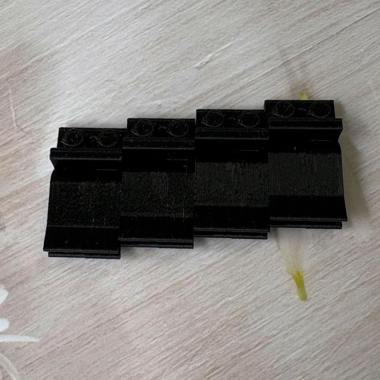 Soporte de Minifiguras para Ventilación JILINWEI 4 Pcs Negro