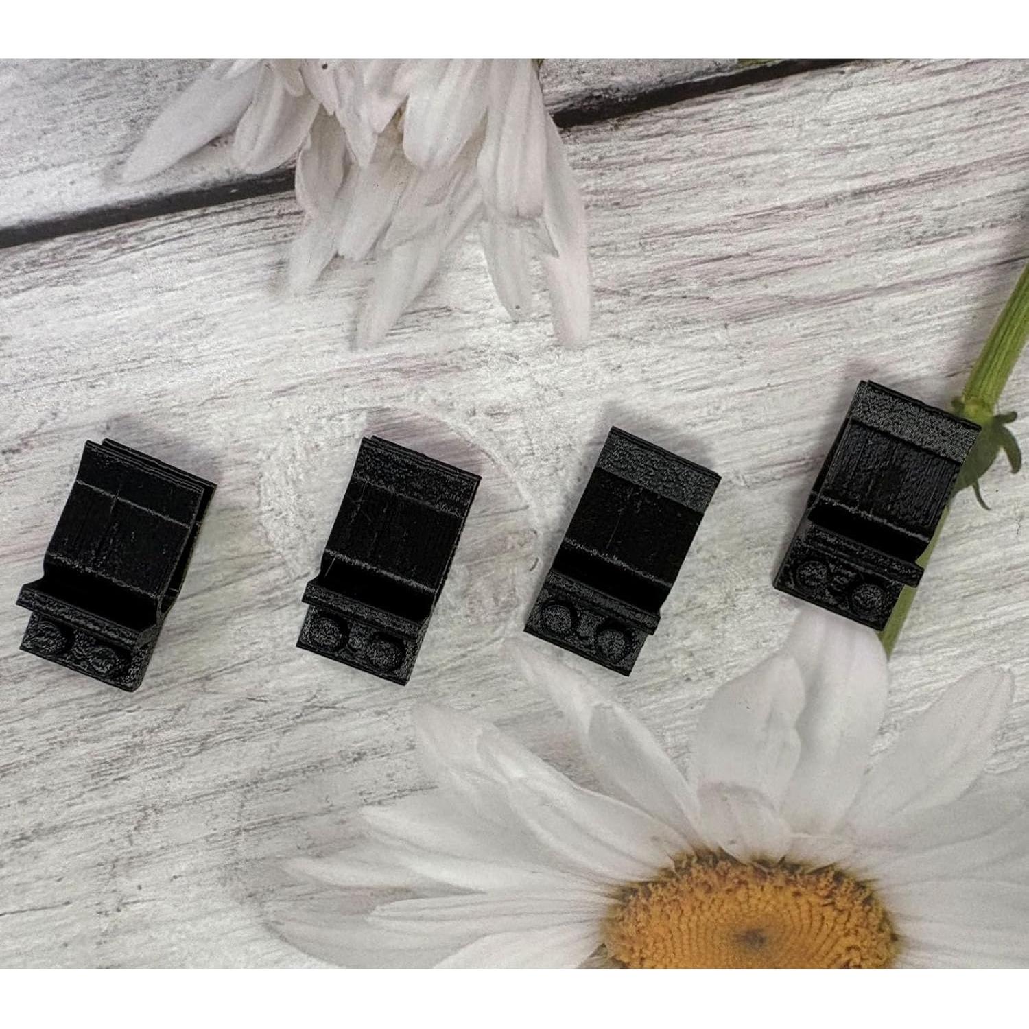 Soporte de Minifiguras para Ventilación JILINWEI 4 Pcs Negro