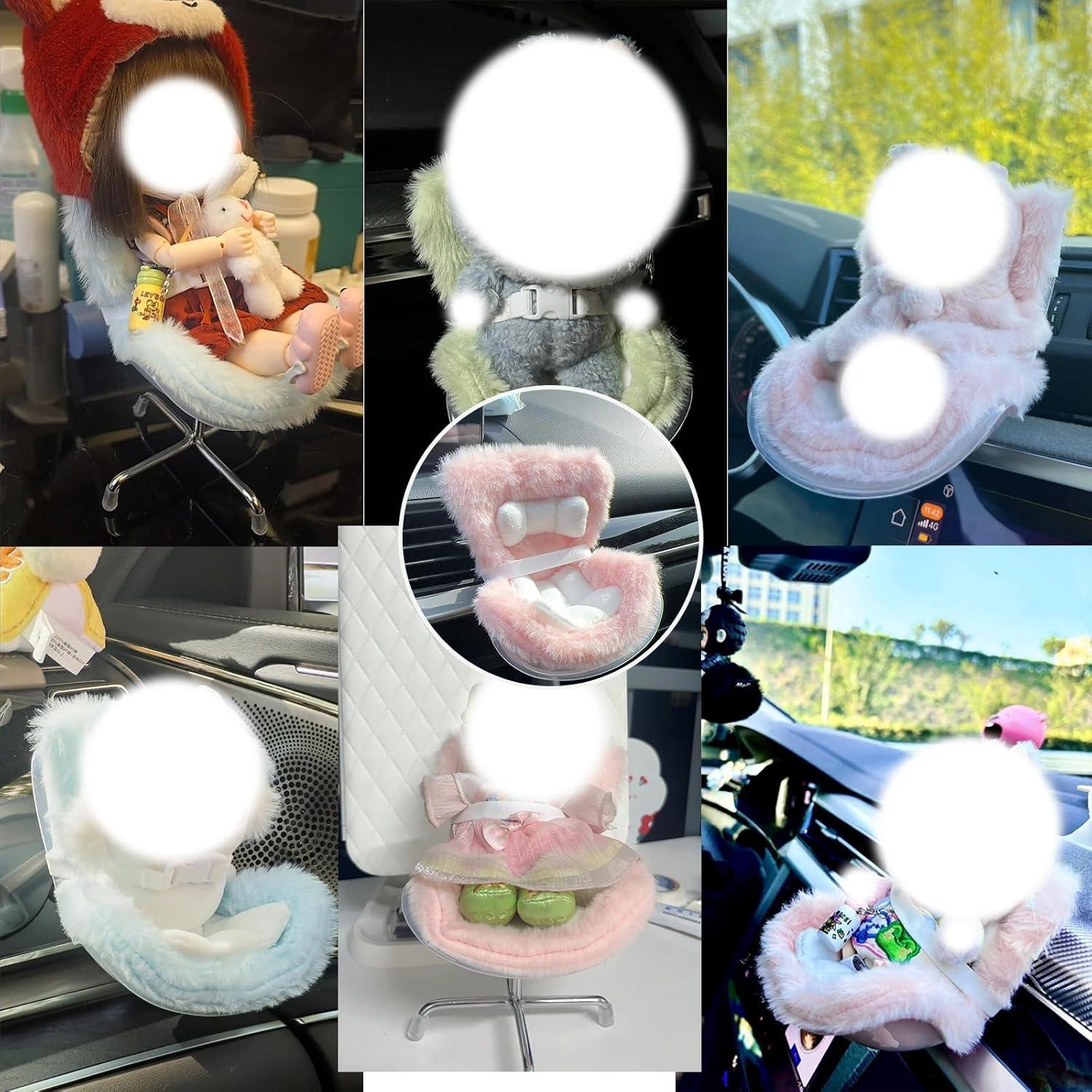 Asiento de Coche para Muñecas 17cm SwiftServ Blanco