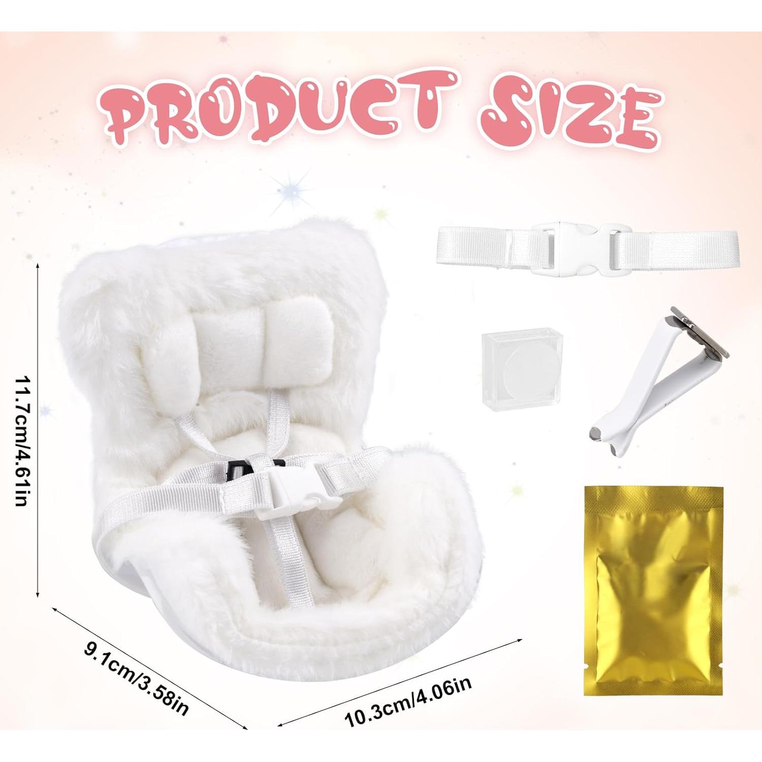 Silla de Auto para Muñecas BOXOB con Cojín y Fragancias