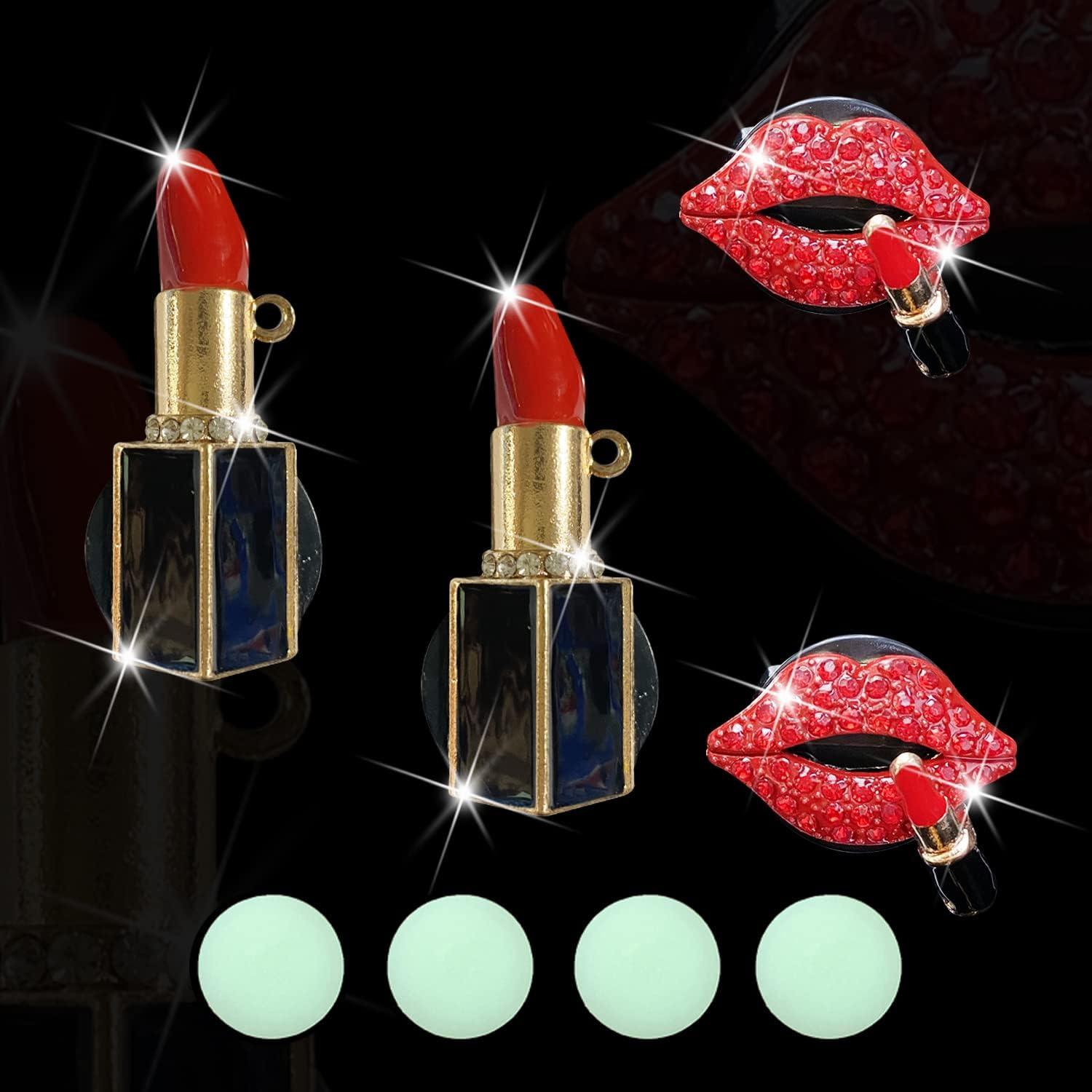 Clips de Ventilación de Aire NTRR - 2 Pcs Labios Rojo con Aromas