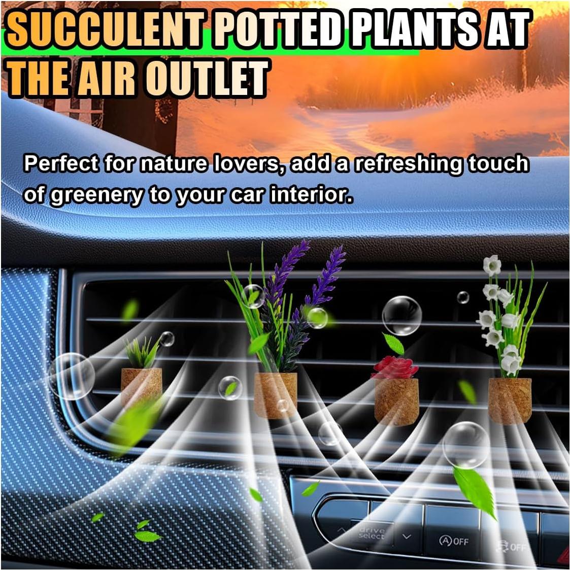 Clip de Ventilación Ambientador de Aire LAINLOY 4PCS Colorido