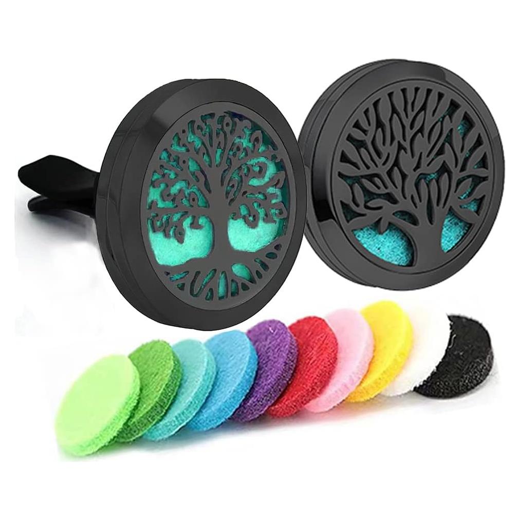 Difusor de Aromaterapia para Coche GFONDINGD 30mm 2Pcs