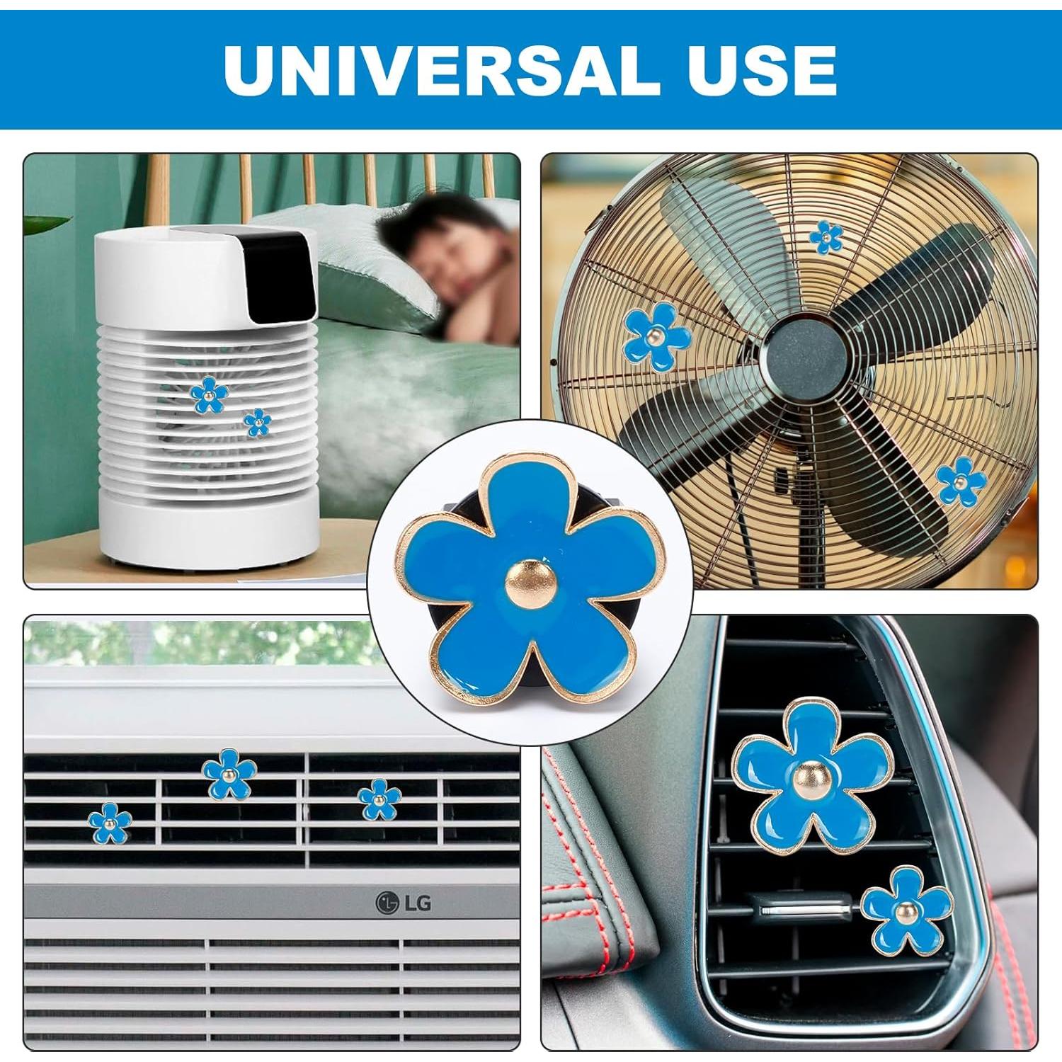 Clips de Ventilación de Flores Kattst 8 Piezas Azul