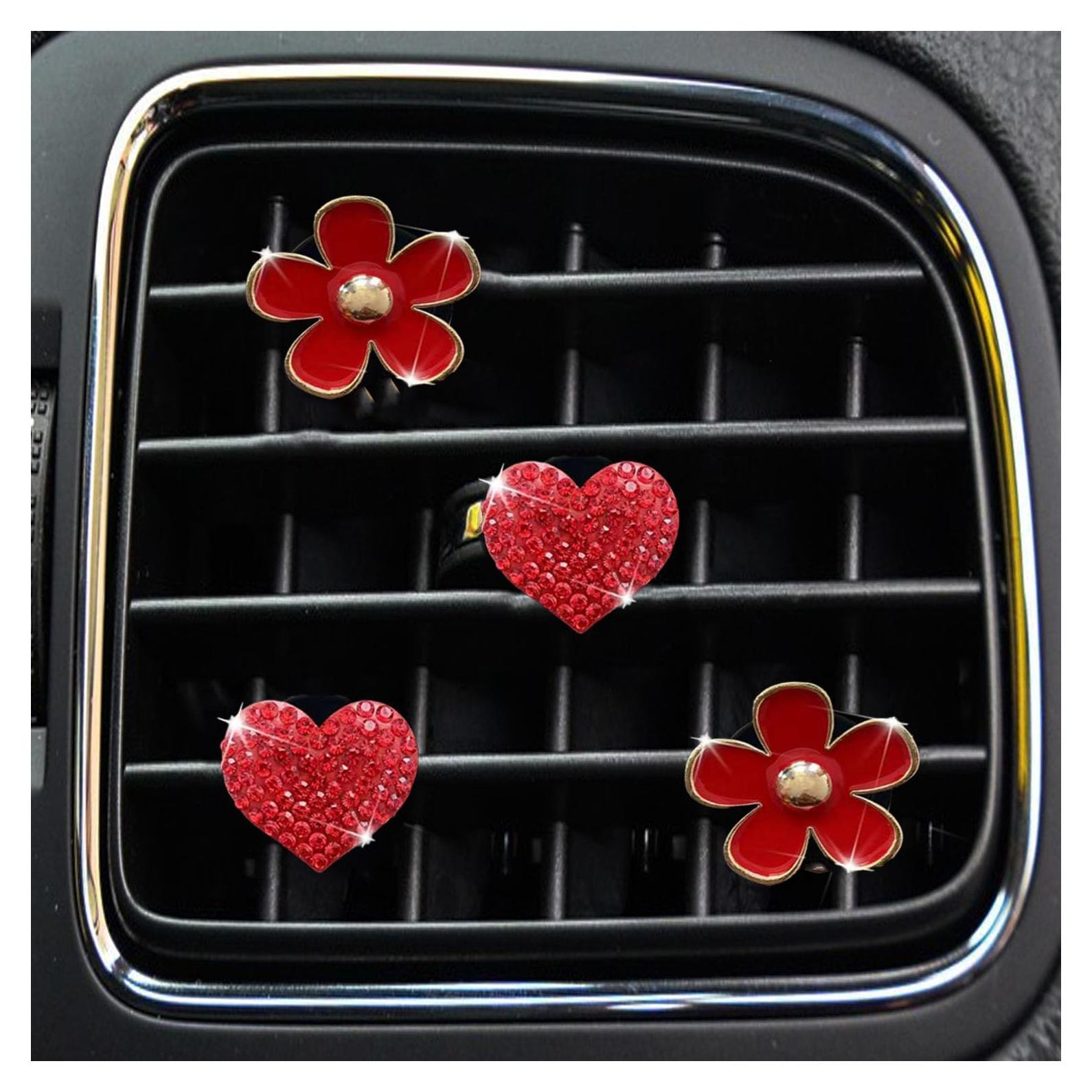 4 Clips de Ventilación de Aire EGBANG con Almohadillas Fragantes