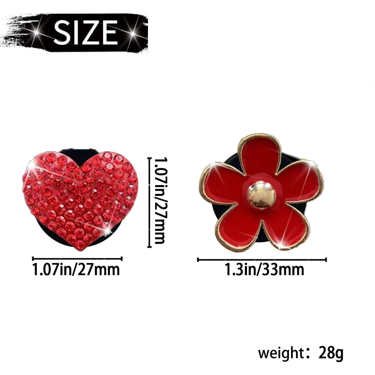 4 Clips de Ventilación de Aire EGBANG con Almohadillas Fragantes