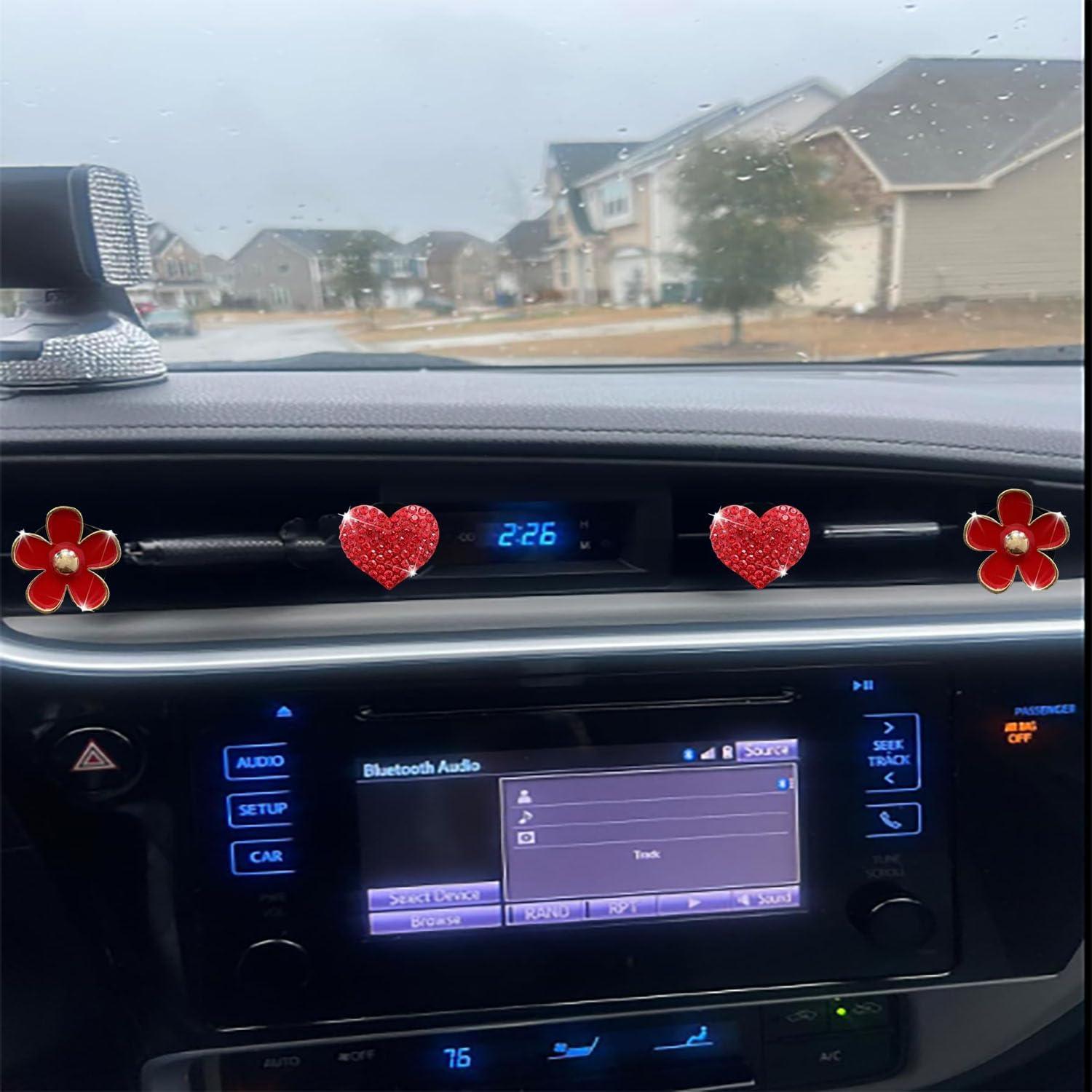 4 Clips de Ventilación de Aire EGBANG con Almohadillas Fragantes