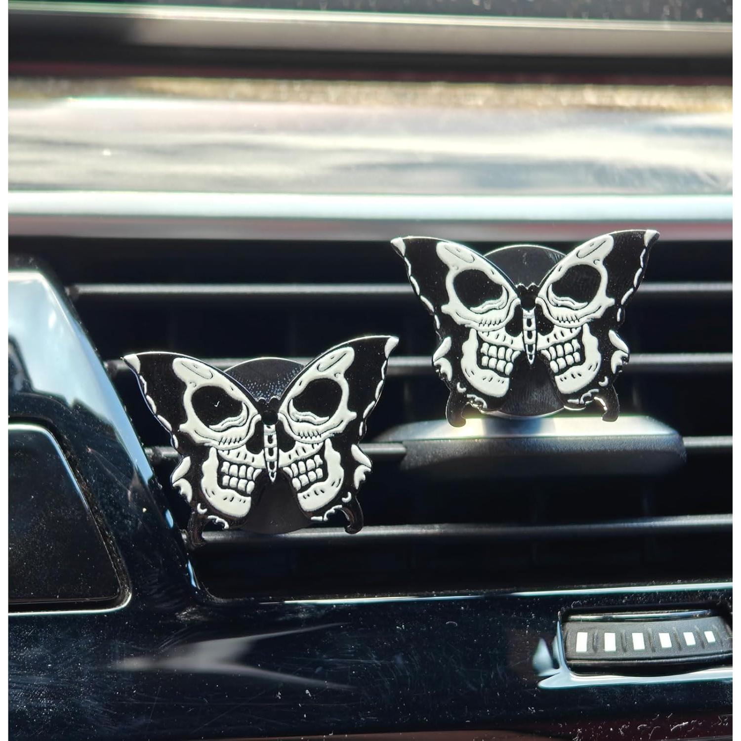 Clips Ambientadores para Auto LCWLJL Mariposa Negra 2 Pcs