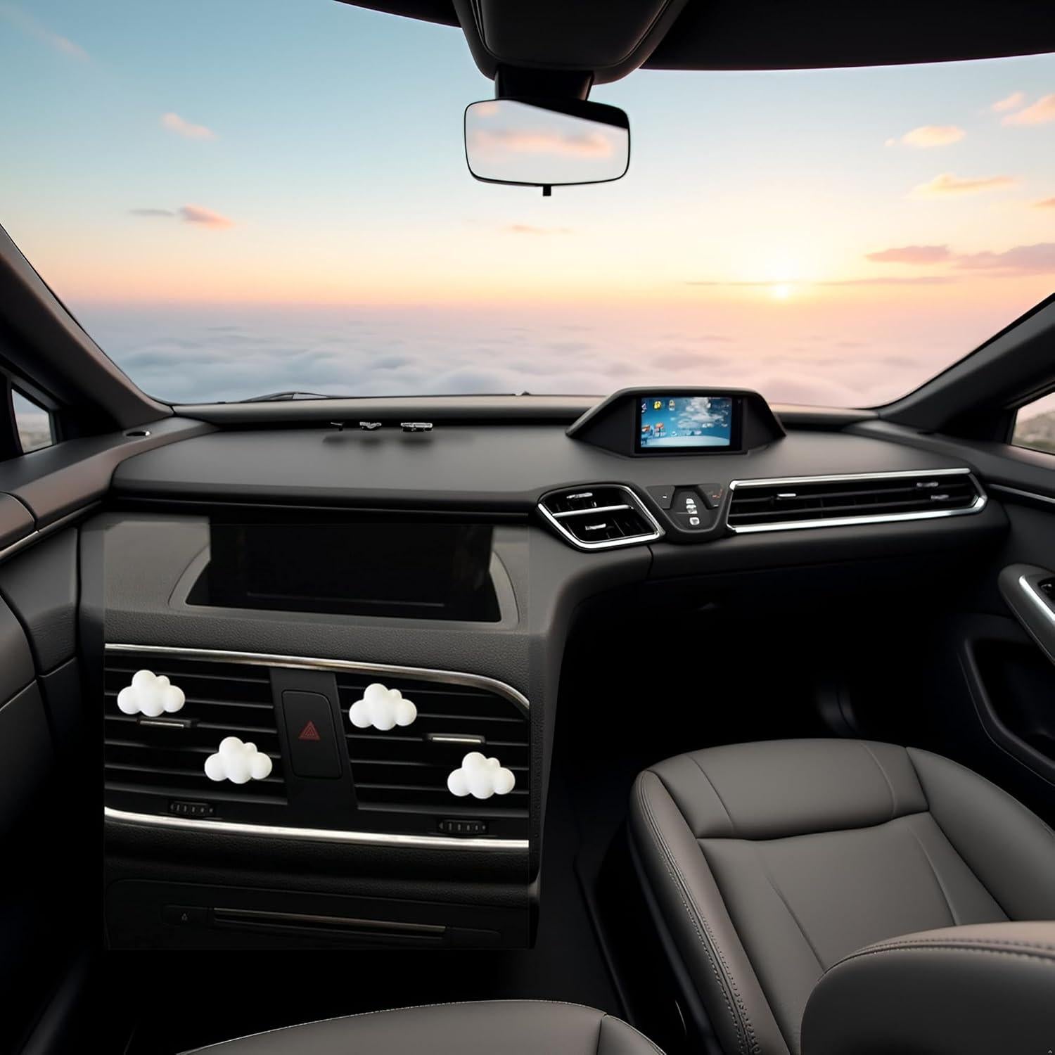 4 Clips Difusores de Aroma Nube Blanca YuanHolumid