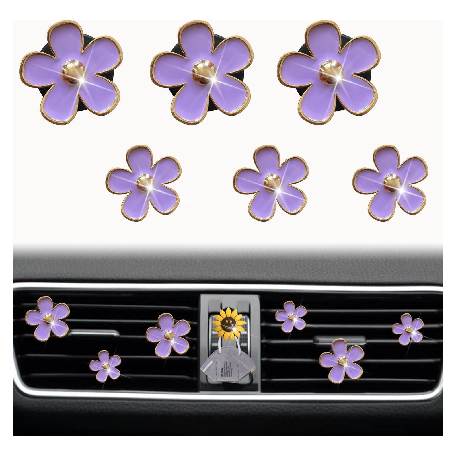 Clips de Ventilación para Auto Maitech - 6 Pcs Mariposa con Strass