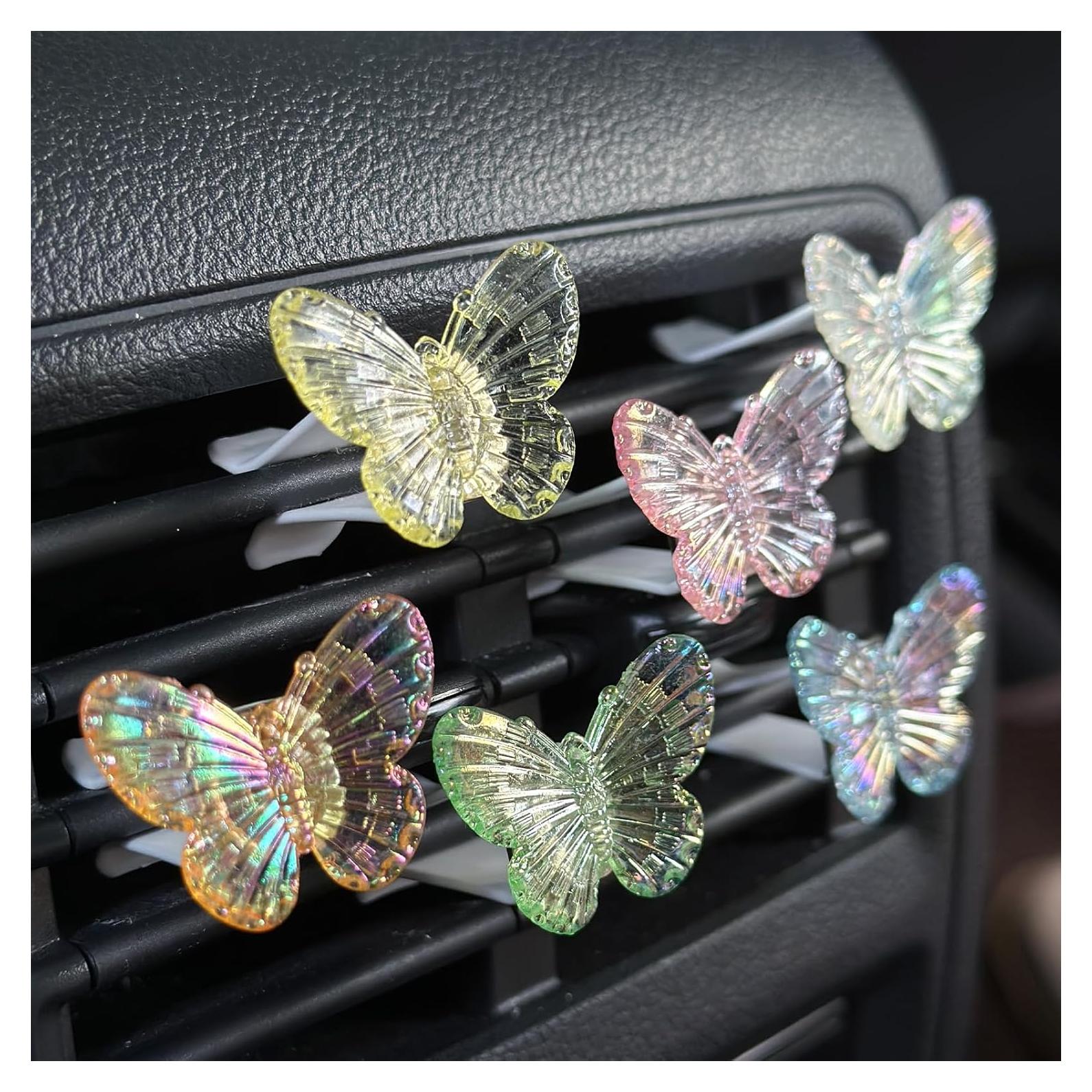 Set de 6 Clips de Ventilación Mariposa Zmoso para Coche