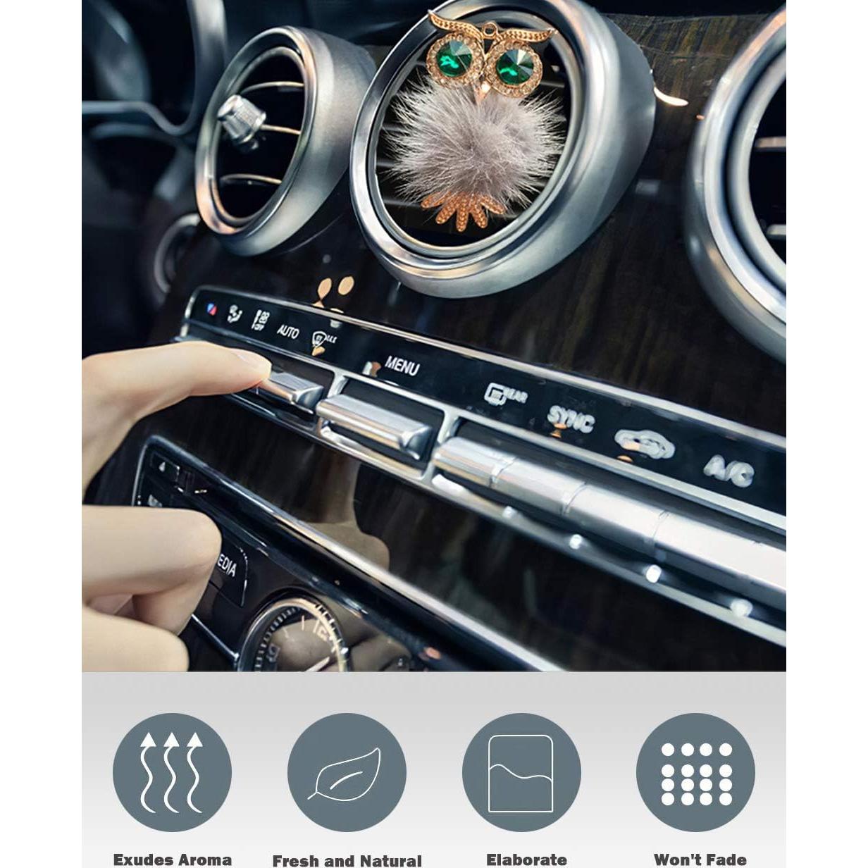 Difusor de Auto WZPQ Búho 2pcs Ambientador Ventilación