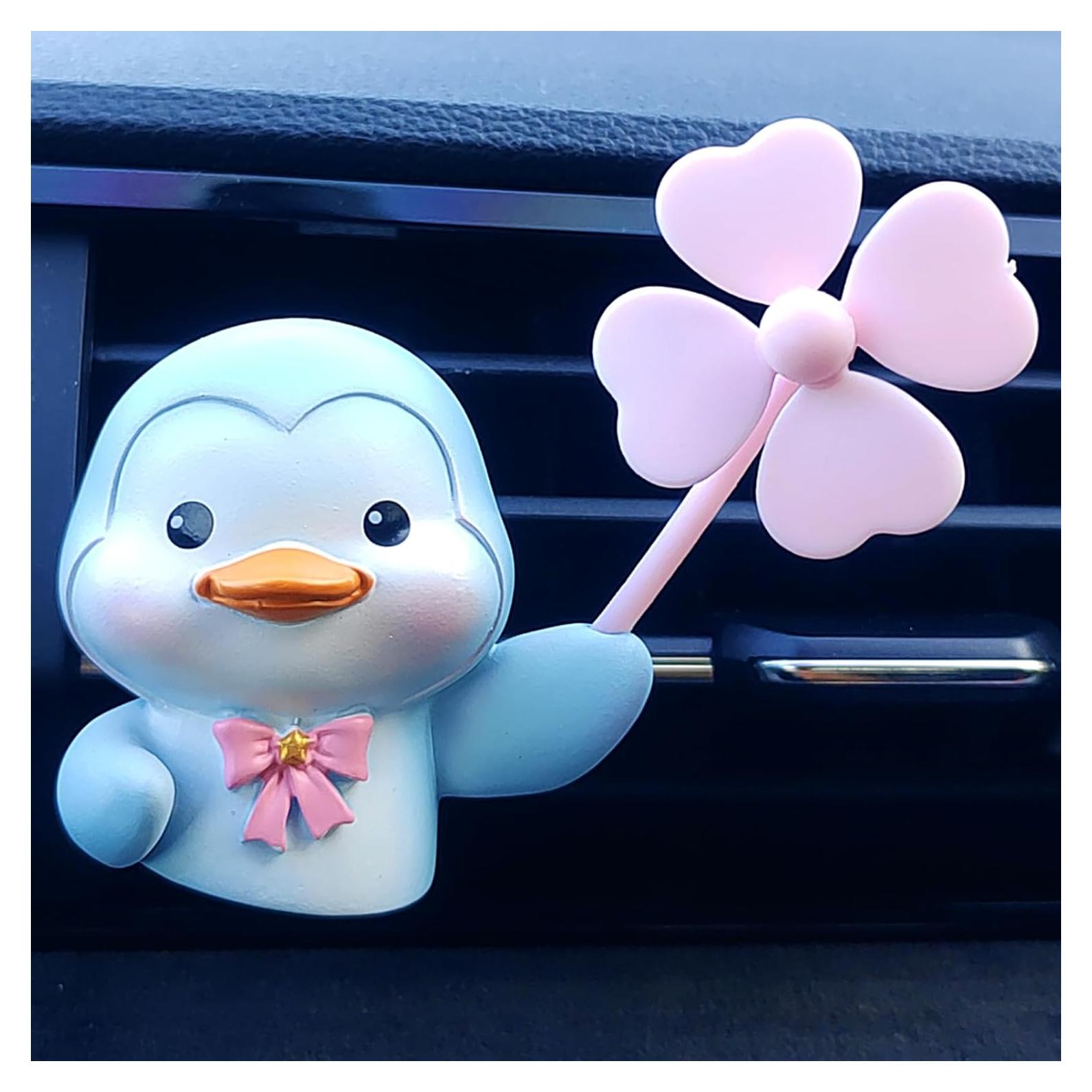 Difusor de Aire para Auto Motaney Pingüino 3D con Ventilador