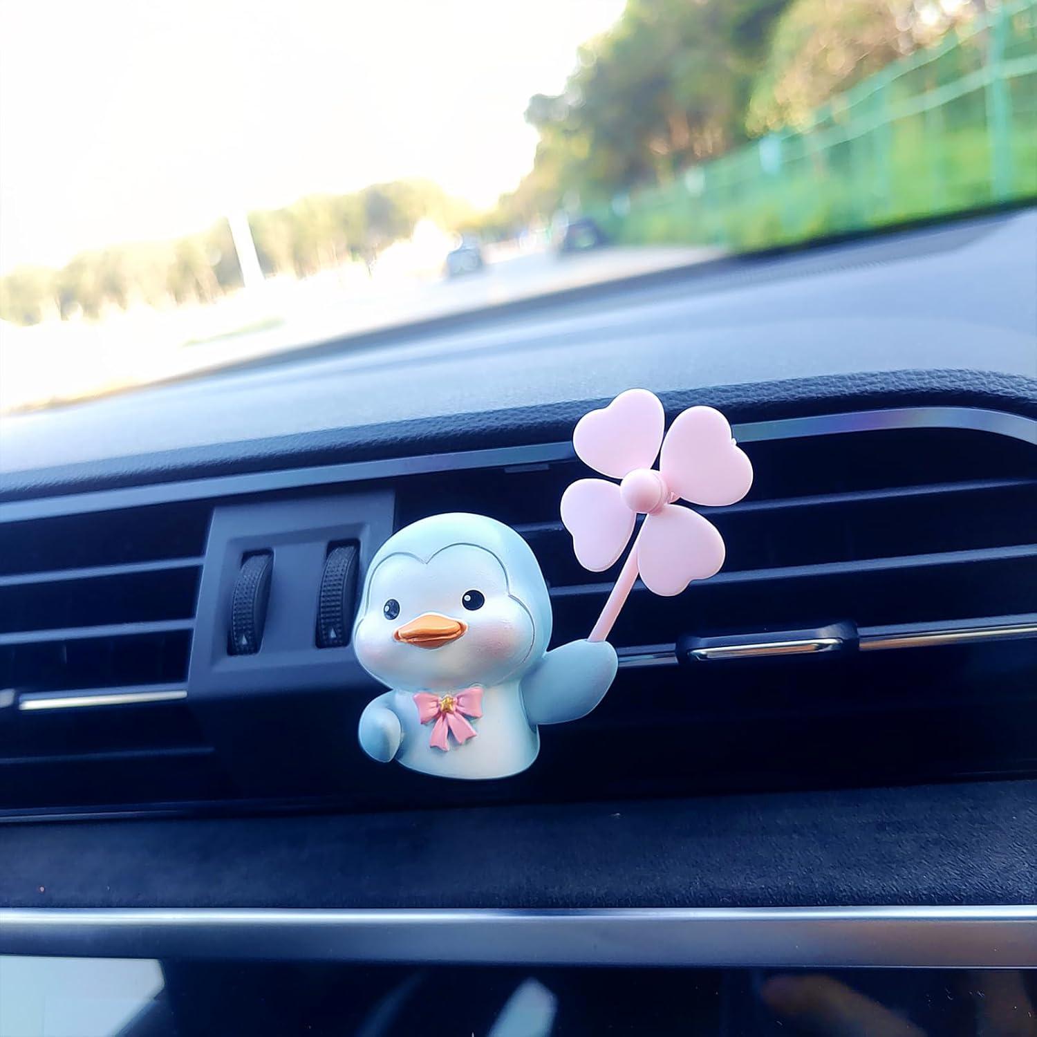 Difusor de Aire para Auto Motaney Pingüino 3D con Ventilador