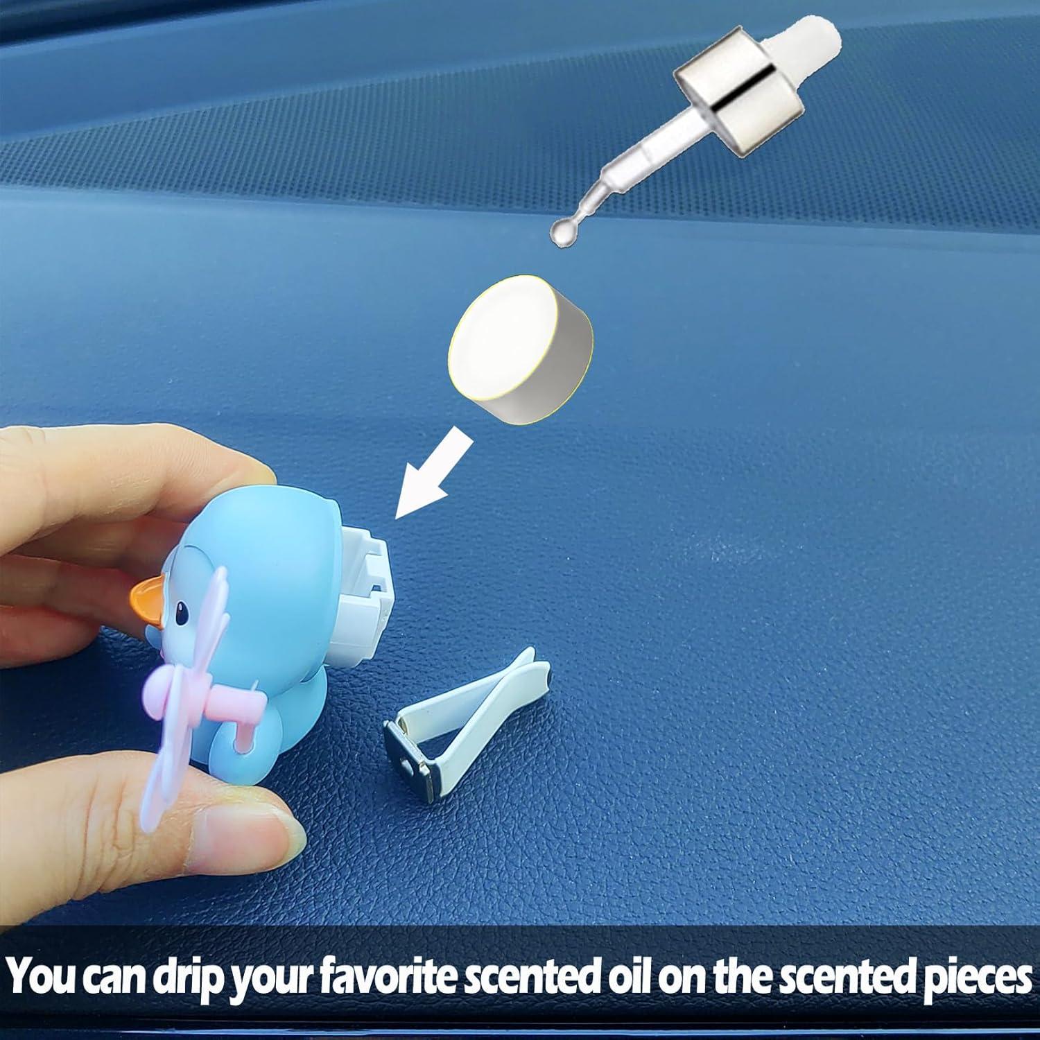 Difusor de Aire para Auto Motaney Pingüino 3D con Ventilador