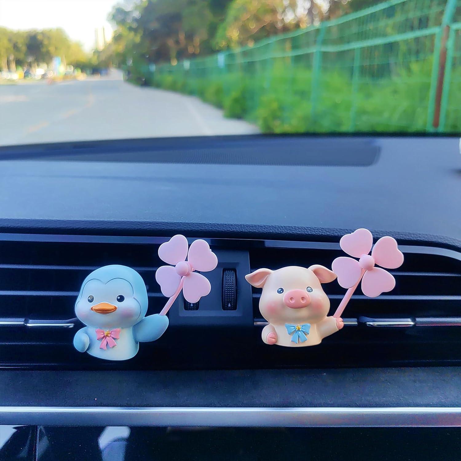 Difusor de Aire para Auto Motaney Pingüino 3D con Ventilador