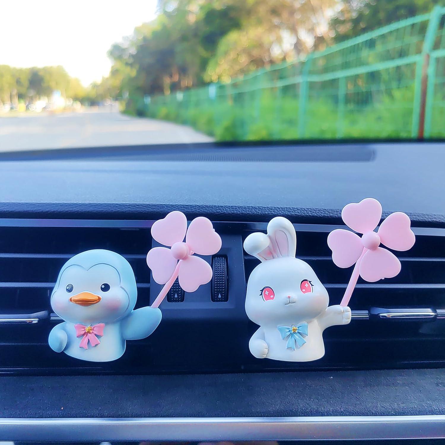 Difusor de Aire para Auto Motaney Pingüino 3D con Ventilador