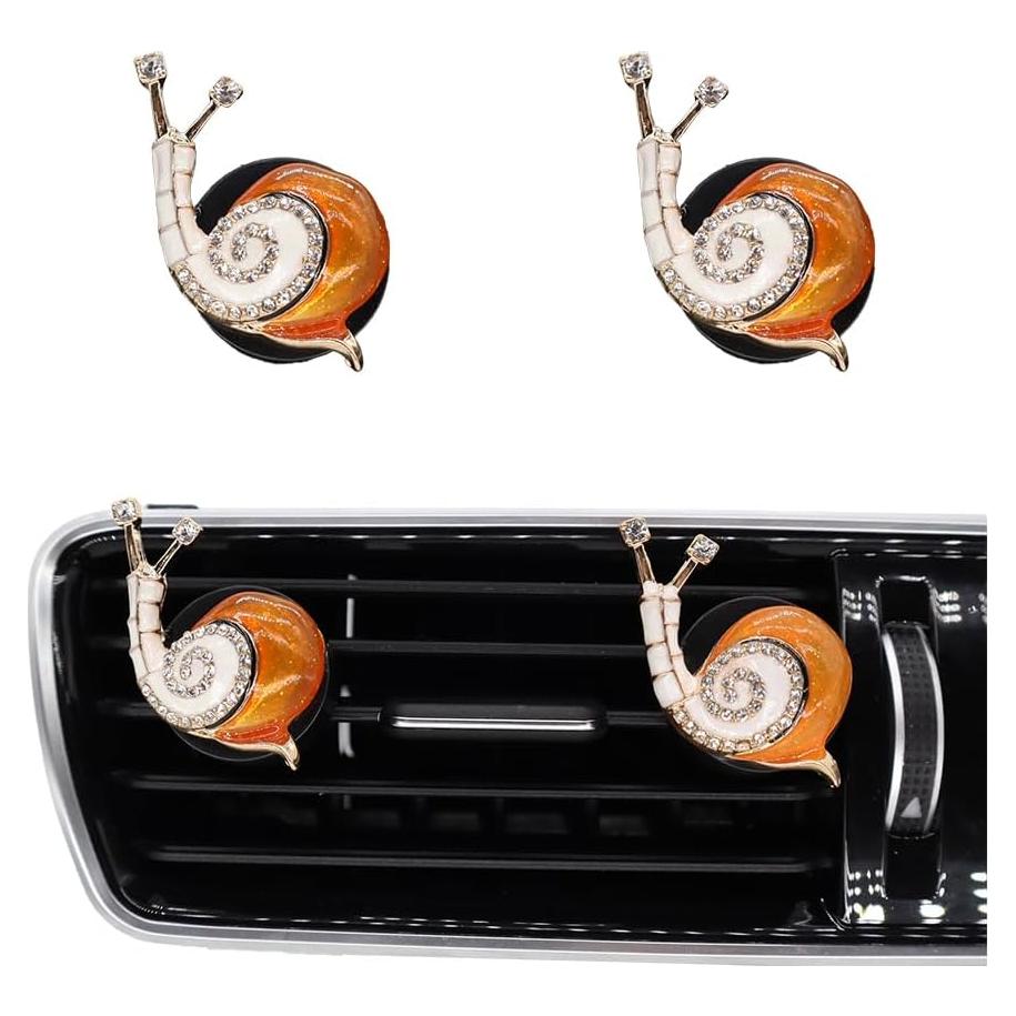 Clip de Ventilación de Caracol ORIESSE 2pcs Ambientador Recargable