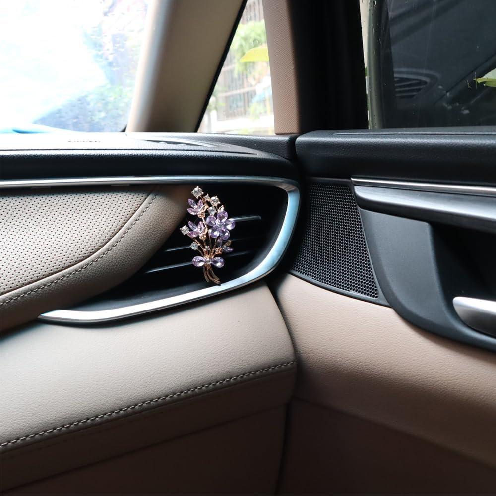 2 Clips de Ventilación de Flores ORIESSE con Fragancia Recargable