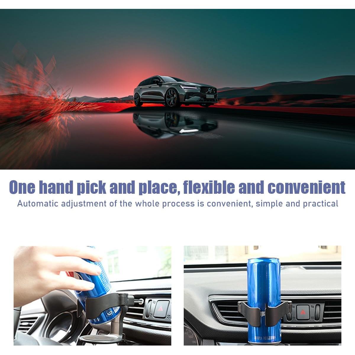 Soporte para Taza de Auto Ohleats Ajustable con Clips