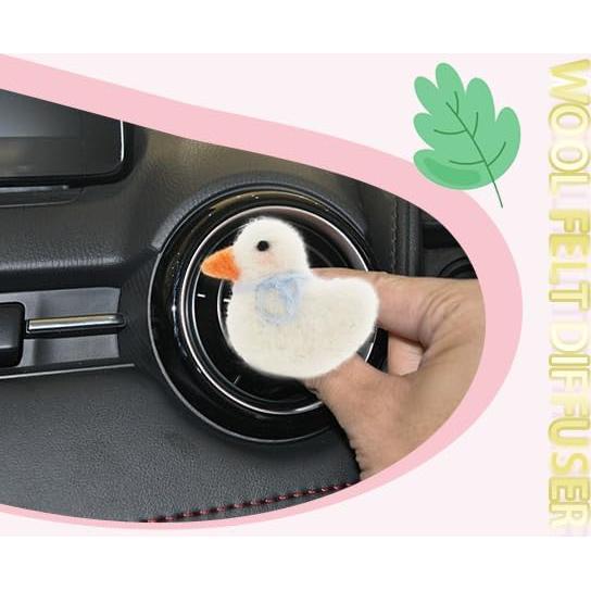 Clip de Ventilación de Auto ORIESSE Pato Blanco con Ambientador