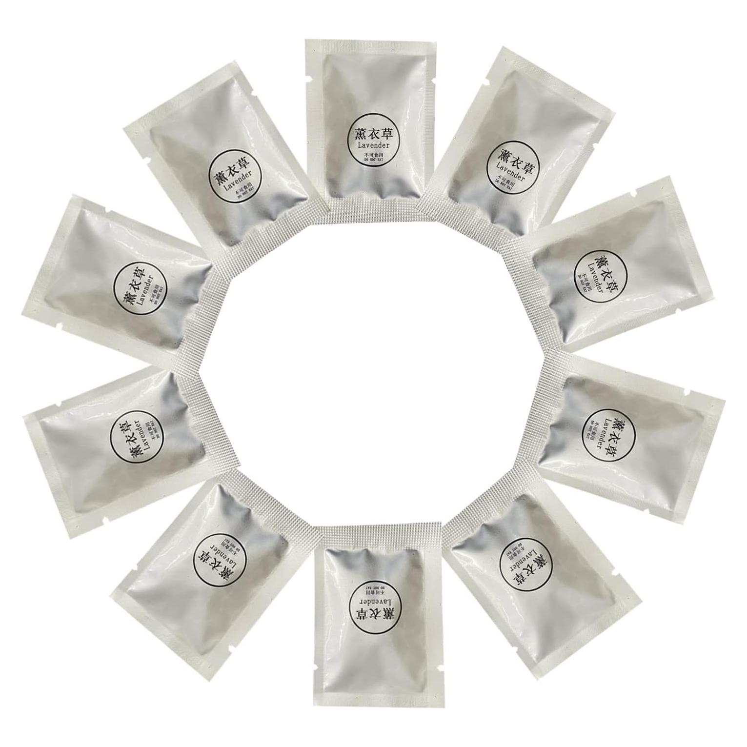 Paquete de 10 recambios de clip de ventilación Xinjincang - Lavanda