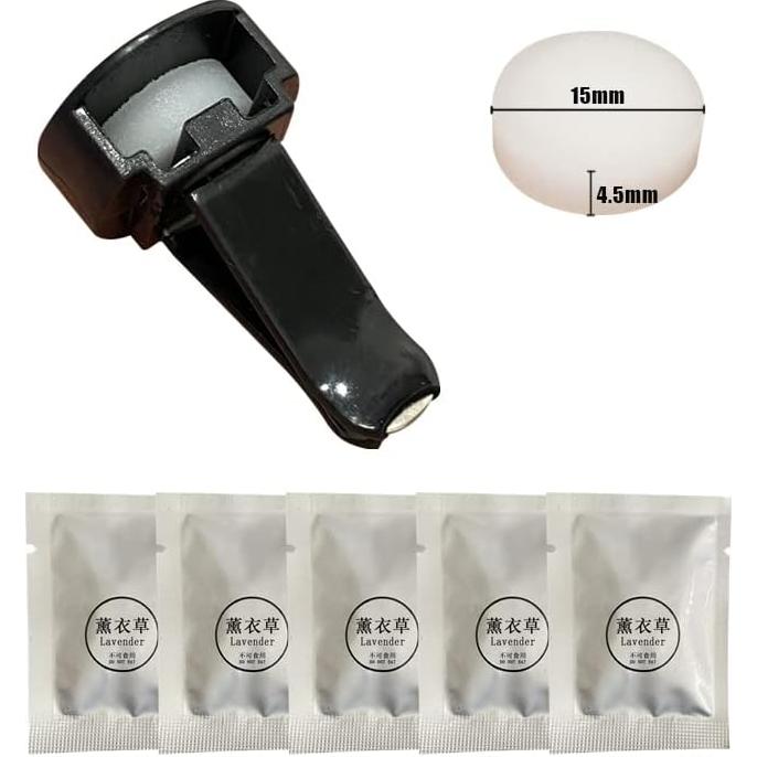 Paquete de 10 recambios de clip de ventilación Xinjincang - Lavanda