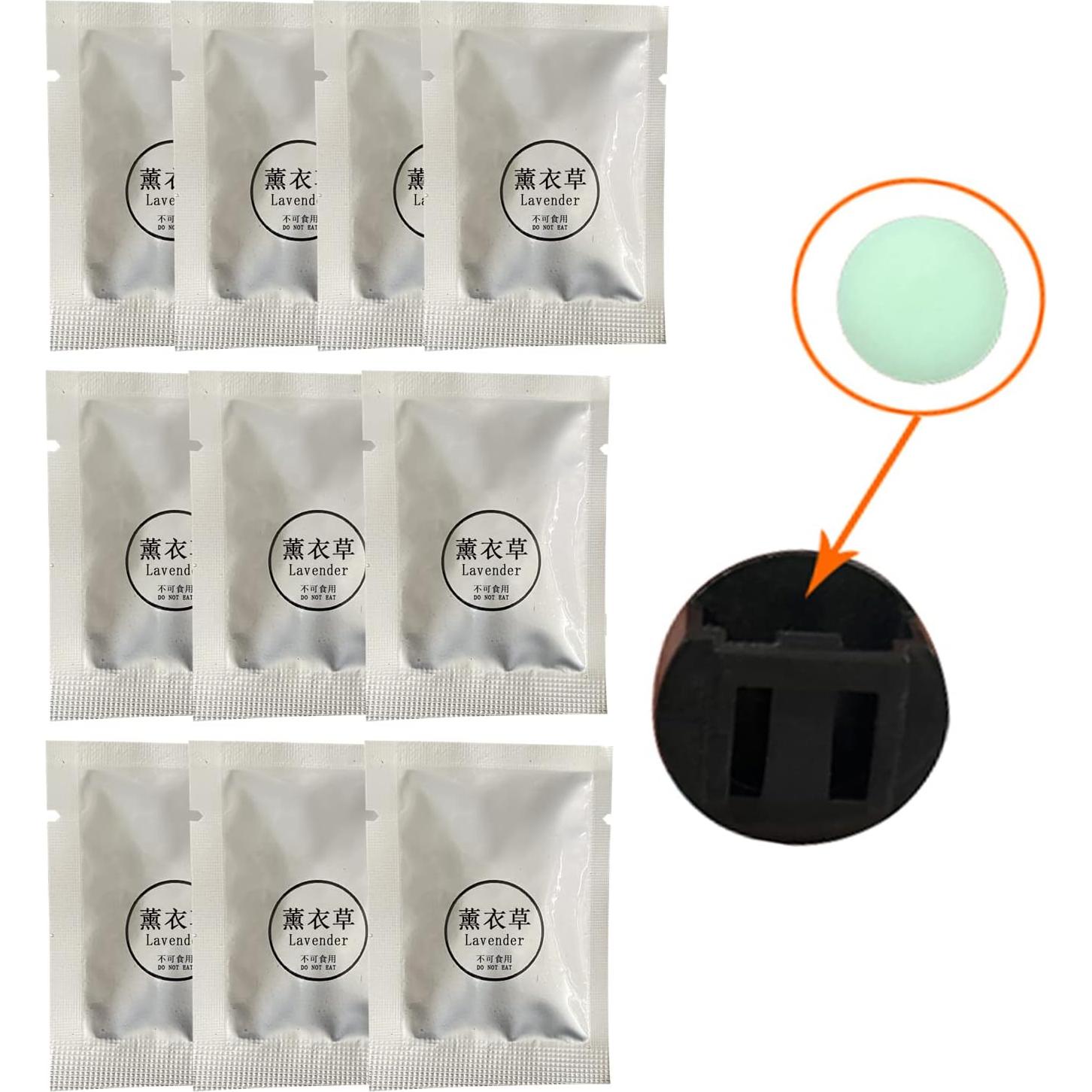 Paquete de 10 recambios de clip de ventilación Xinjincang - Lavanda