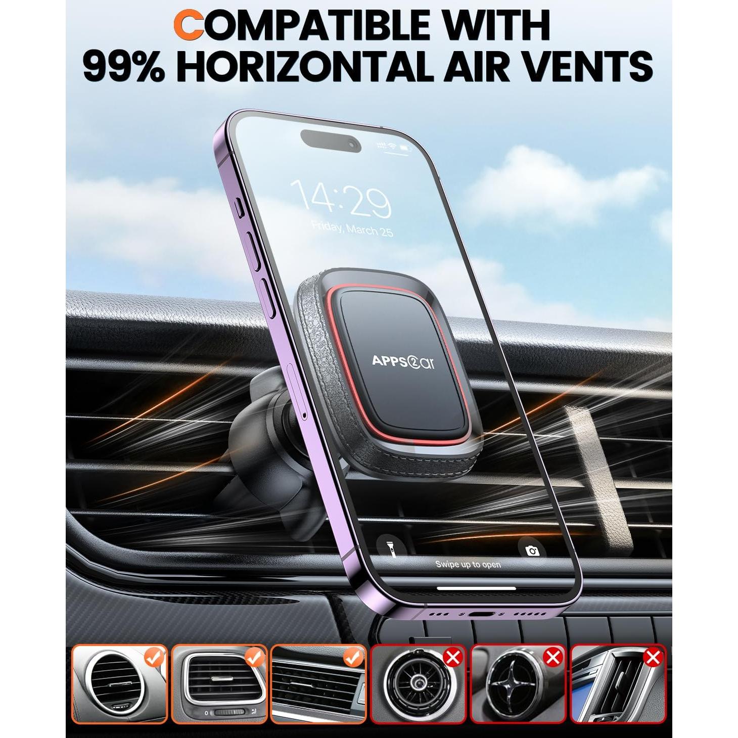 Soporte Magnético para Teléfono en Auto Wiiki-Tech M02pro-AV2S-2