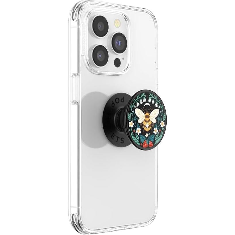 PopSockets Agarre para Teléfono Abeja Boho - Soporte Intercambiable