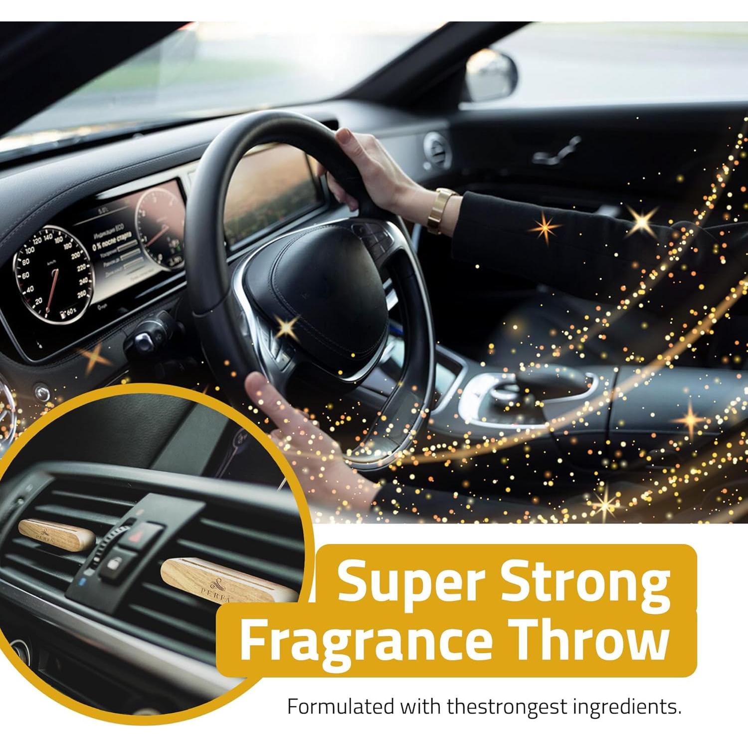 Ambientador de Auto Perfa de Madera Premium con 7 Aromas