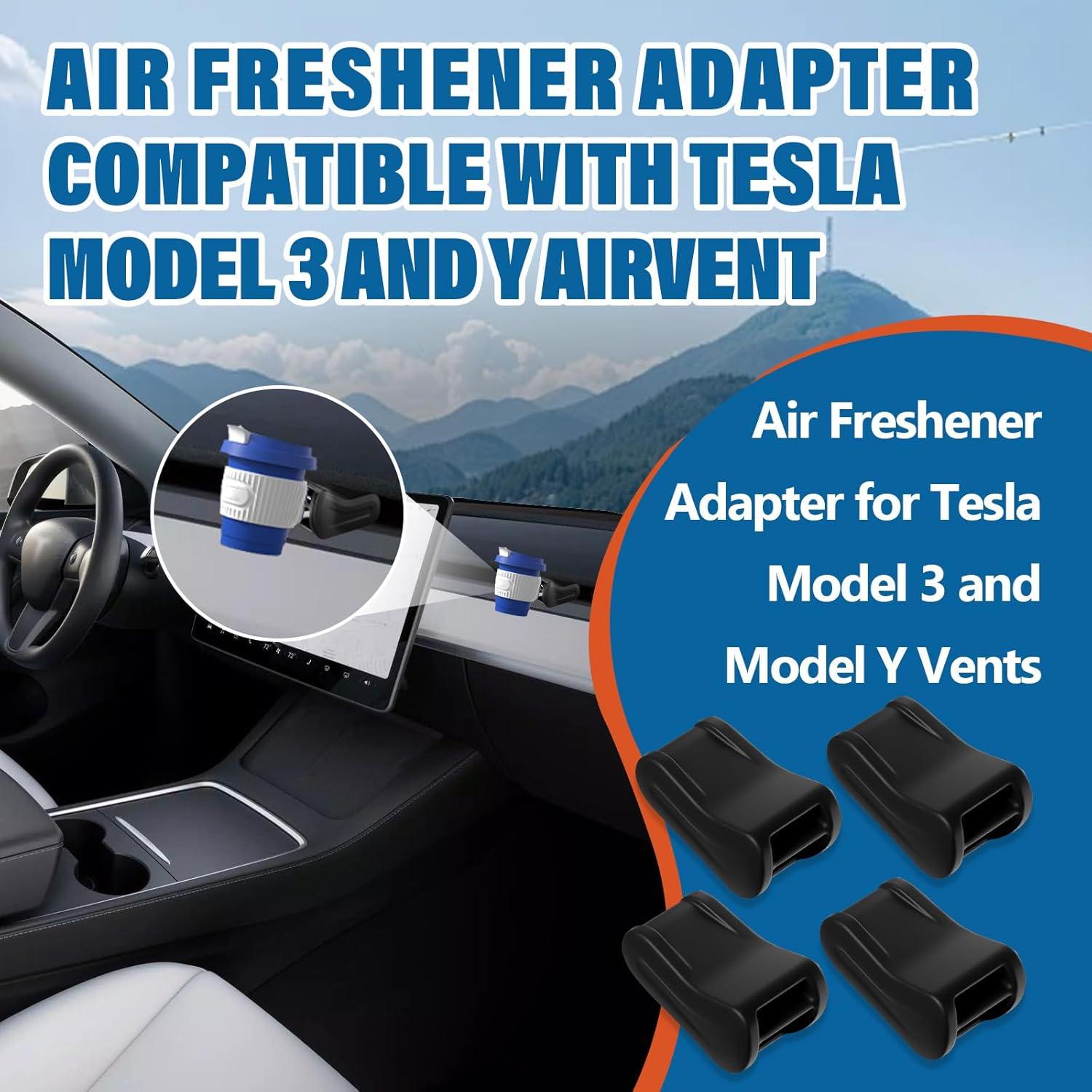 Adaptador de Ambientador Foycow para Tesla Model 3 y Y - 4 Pcs